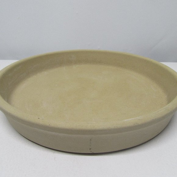 NEW! Pampered Chef Unglazed Round Stoneware Baker Cake Pan - 10in